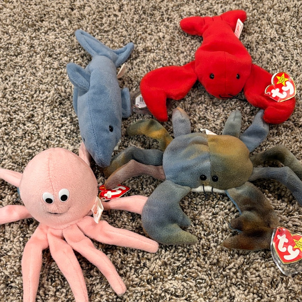 Ty Beanie Babies Sea Friends Set
